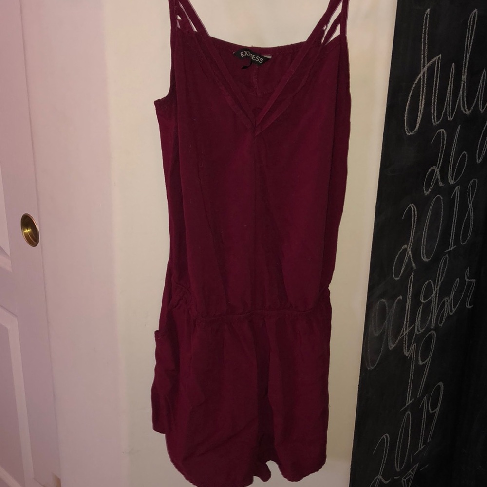 Maroon romper